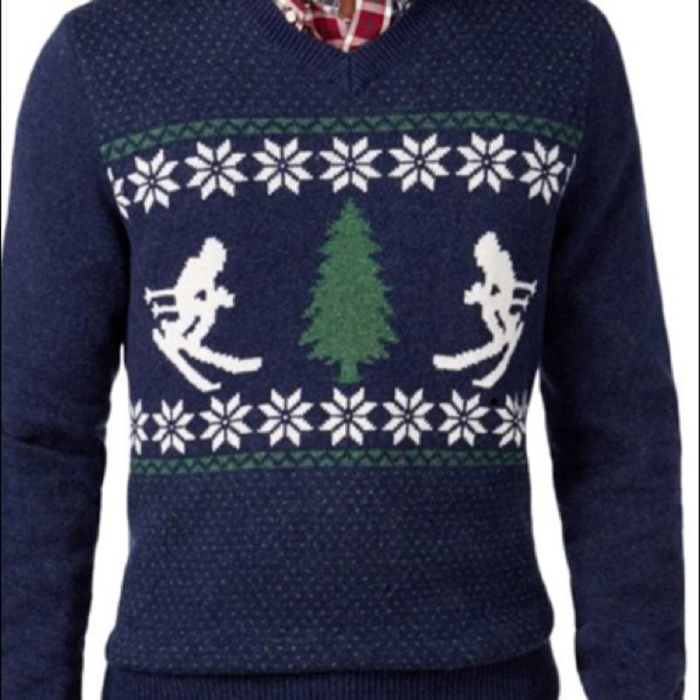 Tommy Hilfiger Men’s Saul Ski V Neck Sweater